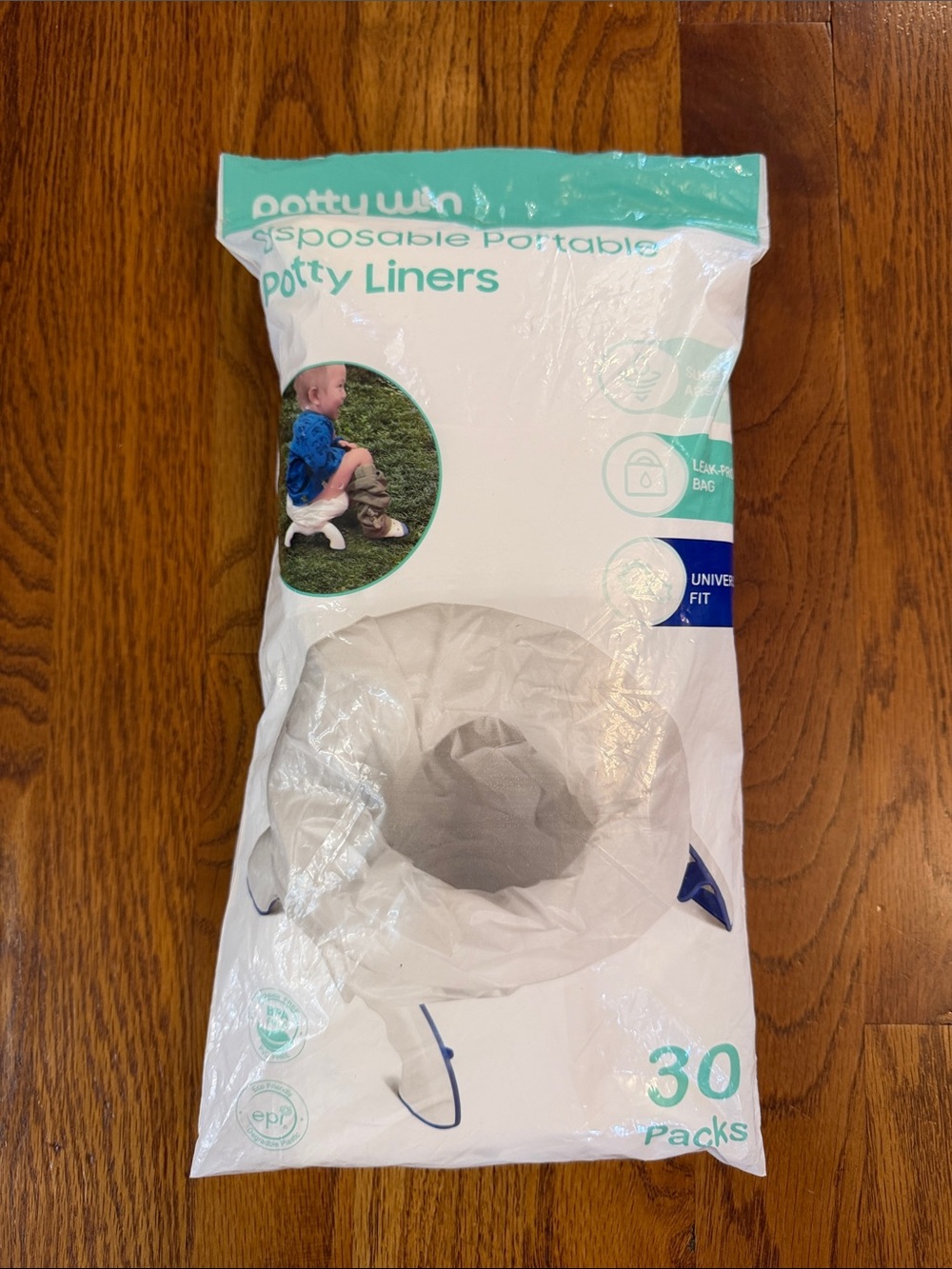 Potty Win 30-Pack Disposable Portable Potty Liners Refill Bags Universal Fit NEW
